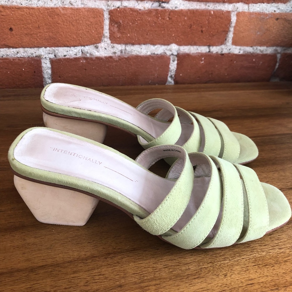 Intentionally Blank heels.